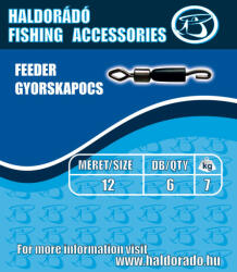 Haldorádó Feeder gyorskapocs L 9kg 6db (HD-2134-08)