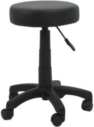 Scaun de birou operativ, înălțime reglabilă, rotativ, piele ecologica, negru, ABS 102