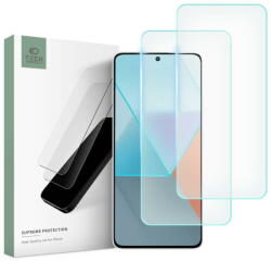 Tech-Protect Folie de protectie Ecran Tech-Protect Supreme pentru Xiaomi Redmi Note 13 5G / Note 13 Pro, Sticla Securizata, Full Glue, Set 2 bucati, 2.5D (fol/ec/tec/su/xrn/st/fu/se/25) - vexio