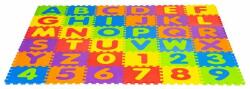 ECOTOYS Nagy habszivacs EVA szőnyeg gyerekeknek betűk számok 178x178 cm 36 db (288104)