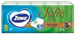  Papírzsebkendő ZEWA Softis Protect 4 rétegű 10x9 darabos