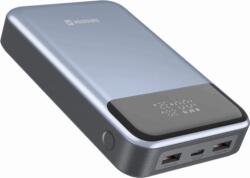 SWISSTEN 22013932 Power Bank 20000mAh - Szürke/Fekete (8595217483781)