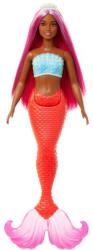 Mattel Barbie, papusa sirena, coada corai