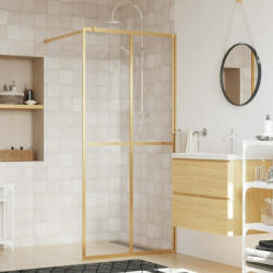  Aranyszínű zuhanyfal átlátszó ESG üveggel 80 x 195 cm (VD154943)
