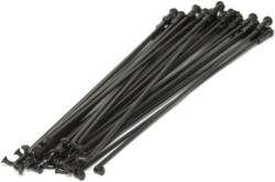 Sapim Leader fekete küllő, fekete küllőanyával 2, 0 x 254 mm