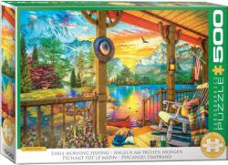 EUROGRAPHICS 500 db-os puzzle - Early morning fishing (6500-5884) (6500-5884)
