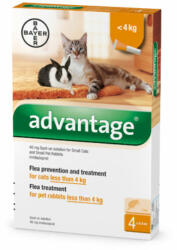 Advantage Spot-on Cat 0, 4ml (4kg-ig) 4x