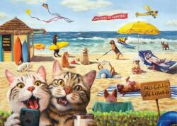 EUROGRAPHICS 6500-5879 - No cats allowed by Lucia Heffe - 500 db-os puzzle