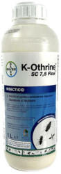 Bayer K-Othrine SC 7, 5 Flow 1 L, insecticid contact/ ingestie, Bayer (muste, tantari, gandaci de bucatarie, plosnite, furnici, purici, cariul alimentelor, gandacul fainii, gandacul de tutun)