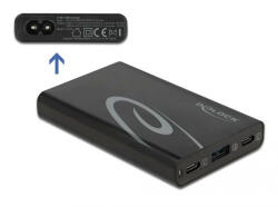 Delock hálózati töltő 2 db. USB Type-C PD 3.0 + 1 db. USB-A 60W (41453)