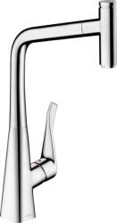Hansgrohe Metris Select mosogató cst. kihúzható fejjel ECO