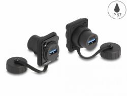 Delock Modul D-type USB 3.2 Gen 1-A cu capac M-M IP67 waterproof, Delock 86971 (86971)