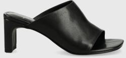 Vagabond Shoemakers bőr papucs Luisa fekete, női, magassarkú, 5312-201-20 - fekete Női 40