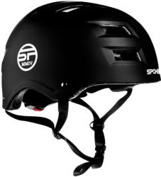 Spokey - NINJA Cască de bicicletă BMX Junior, 55-58 cm, negru (5905339434272)
