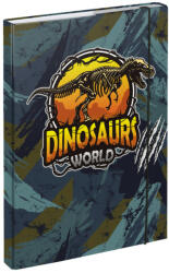 Baagl - Coperți pentru caiete școlare A4 Dinosaurs World (8595689330262)