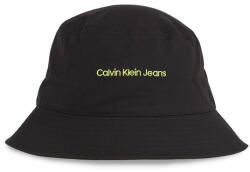 Calvin Klein Jeans Pălărie Calvin Klein Jeans Institutional Bucket Hat K50K511795 Black/Sharp Green 0GX Bărbați