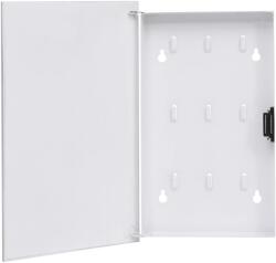  Casetă pentru chei cu tablă magnetică, alb, 30 x 20 x 5, 5 cm (322778)