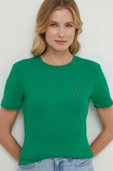 Tommy Hilfiger pamut póló női, zöld - zöld S - answear - 19 990 Ft