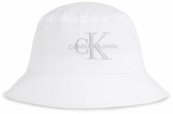 Calvin Klein Jeans Pălărie Calvin Klein Jeans Monogram Bucket Hat K60K611029 White/Silver Logo 0LI