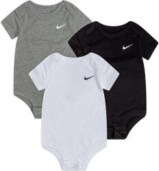 Nike nkb 3pk swoosh bodysuit 50-56 cm | Gyermek | Body | Fekete | 56F096-023