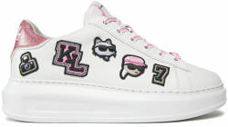 KARL LAGERFELD Sneakers KARL LAGERFELD KL62574 White Lthr W/Pink