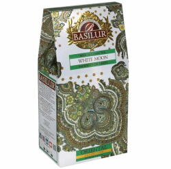sarcia. eu BASILUR White Moon Ceyloni zöld tea, laza levelű, tejes aromájú, 100 g x1