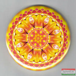 Merkúr-Uránusz Alkotóműhely Életöröm mandala - fém hűtőmágnes (Ø 6cm) kör forma