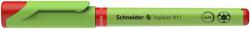 Schneider Tűfilc, 0, 4 mm, cserélhetõ betétes, újrahasznosított tolltest, SCHNEIDER "Topliner 911", piros