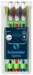 Schneider Tűfilc készlet, 0, 8 mm, SCHNEIDER "Xpress", vegyes színek (3 db)
