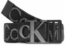 Calvin Klein Jeans Férfi öv Calvin Klein Jeans Monogram Slider Webbing Belt35Mm K50K511819 Black/Pinstripe Grey 01R 105 Férfi