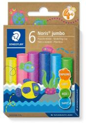 STAEDTLER Modellező gyurma készlet, STAEDTLER Noris® jumbo 842 , 6 különböző csillámos szín (842M C6 PE) - molnarpapir