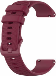 Techsuit Watchband 20mm szilikon szíj W006 (burgundi)