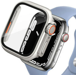 Tech-Protect Defense 360 Apple Watch 7/8/9 (45Mm) kijelző+óravédő, titánium-narancssárga