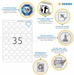Herma etikett A4, 35mm (35) szív alakú
