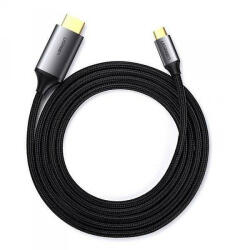 UGREEN 4K UHD 1, 5 m-es USB-C-HDMI kábel (fekete) - bluedigital