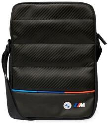 BMW Táska BMW BMTB10PUCARTCBK Tablet 10" fekete Carbon&Nylon tricolor