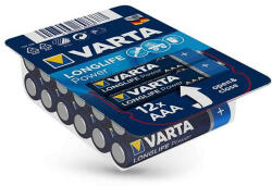VARTA Longlife Power Alkaline AAA ceruza elem - 12 db/csomag - bluedigital