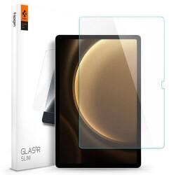 Spigen TR SLIM HD képernyővédő üveg (2.5D, karcálló, tok barát, ujjlenyomat mentes, ultravékony, 0.2mm, 9H) ÁTLÁTSZÓ Samsung Galaxy Tab S9 FE LTE (SM-X516), Galaxy Tab S9 FE WIFI (SM-X510) (AGL07002)