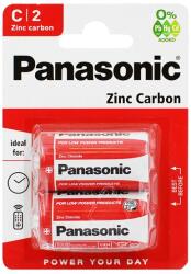 Panasonic elem (C/baby, R14, 1.5V, cink-karbon) 2db / csomag (R14R-2BP / R14RZ/2BP / R14REL/2 BP)