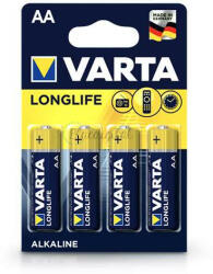 VARTA Longlife Alkaline AA ceruza elem - 4 db/csomag - bluedigital
