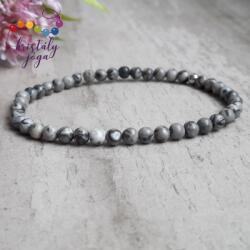 Kristály Jóga Shop Térkép jáspis 4 mm-es ásvány karkötő
