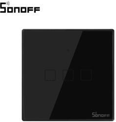 SONOFF Hármas Érintőkapcsoló T3eu3c, Wi-fi + RF, Mobiltelefon-vezérlés