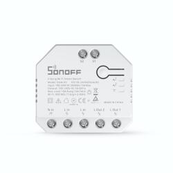 SONOFF Dual R3 Relé 2 csatorna, Programozás, Wi-Fi 2, 4 GHz, Energiamérő