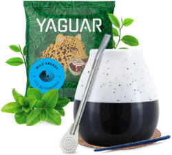 Yaguar Yerba mate készlet Yaguar kerámia kalácsa bombilla (5904665808160)