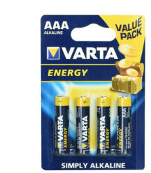 VARTA Alkáli Varta elem R3 (AAA) 4 db High Energy