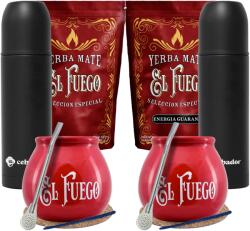 Yerba Mate El Fuego készlet két személyre YERBOMOS MOC (5904665806197)