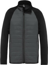 Proact férfi sport dzseki két különböző anyagból PA233, Sporty Grey/Black-XS