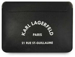KARL LAGERFELD Notebook/Tablet táska KLCS16RSGSFBK 16"-os táska 16" fekete Saffiano RSG táska