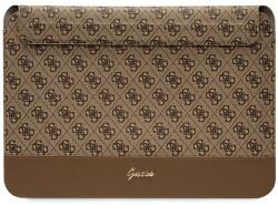 GUESS Sleeve GUCS14PS4SGW 14" barna 4G csíkos fém logóval - bluedigital