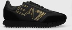 EA7 Emporio Armani bőr sportcipő Vintage fekete, - fekete Férfi 45 1/3